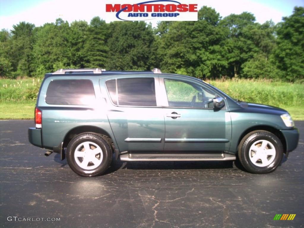 Deep Water Blue Metallic Nissan Armada