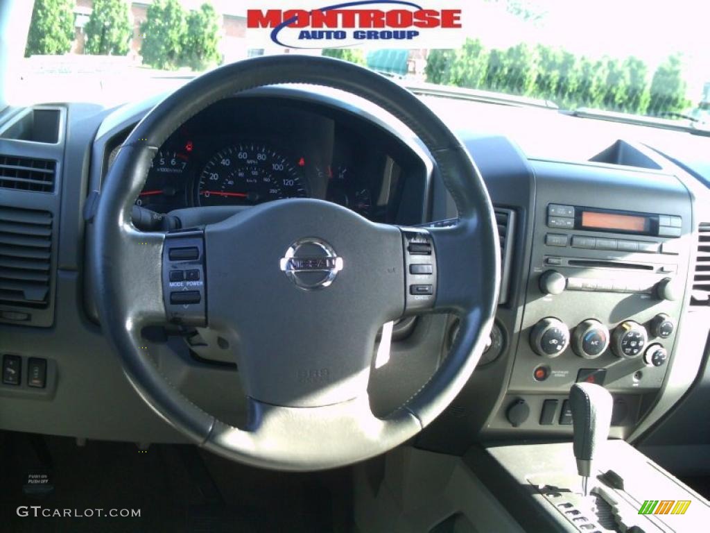 2004 Armada SE 4x4 - Deep Water Blue Metallic / Steel/Titanium photo #12