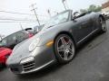 2010 Meteor Grey Metallic Porsche 911 Carrera 4S Cabriolet  photo #1