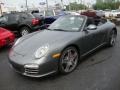 2010 Meteor Grey Metallic Porsche 911 Carrera 4S Cabriolet  photo #2