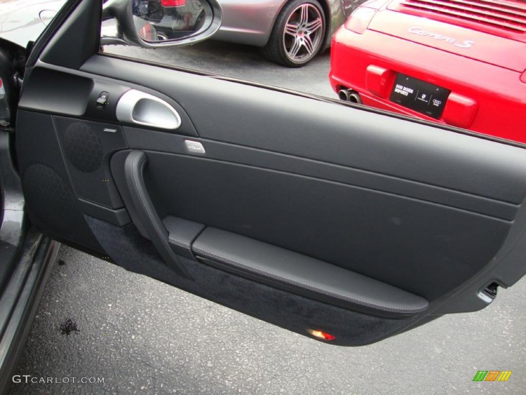 2010 911 Carrera 4S Cabriolet - Meteor Grey Metallic / Black photo #21