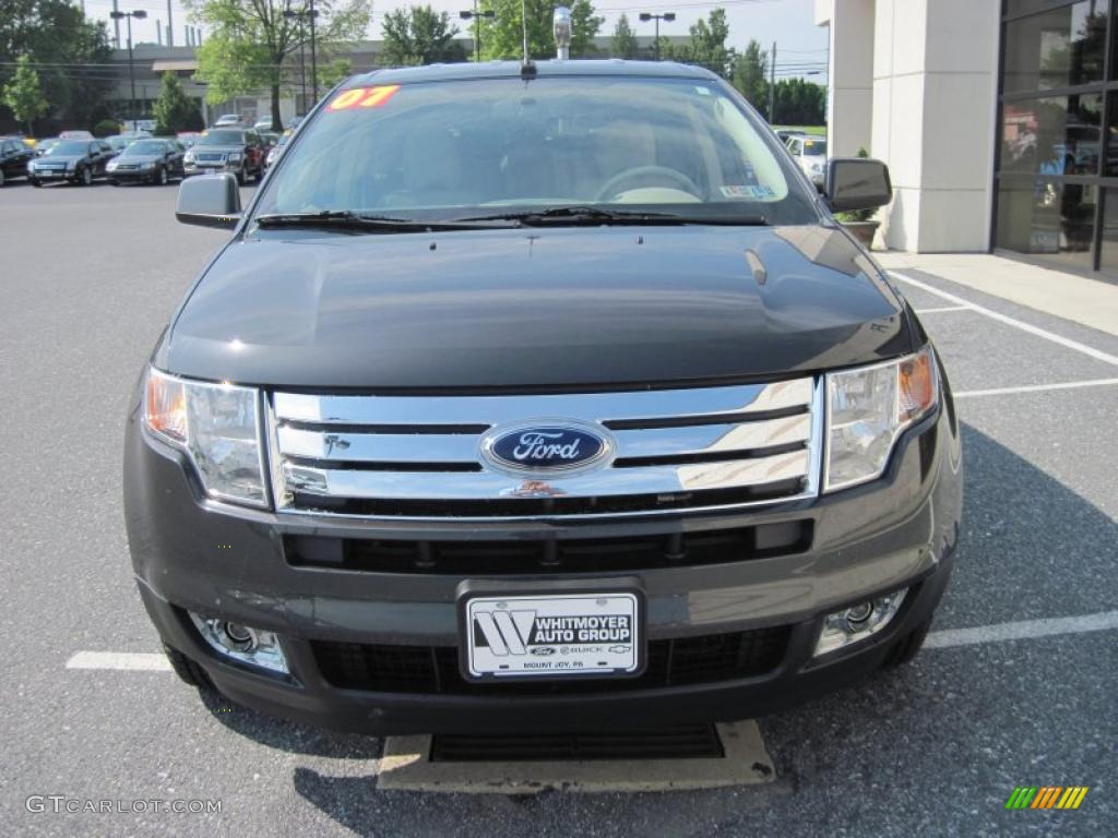 2007 Edge SEL AWD - Carbon Metallic / Medium Light Stone photo #2