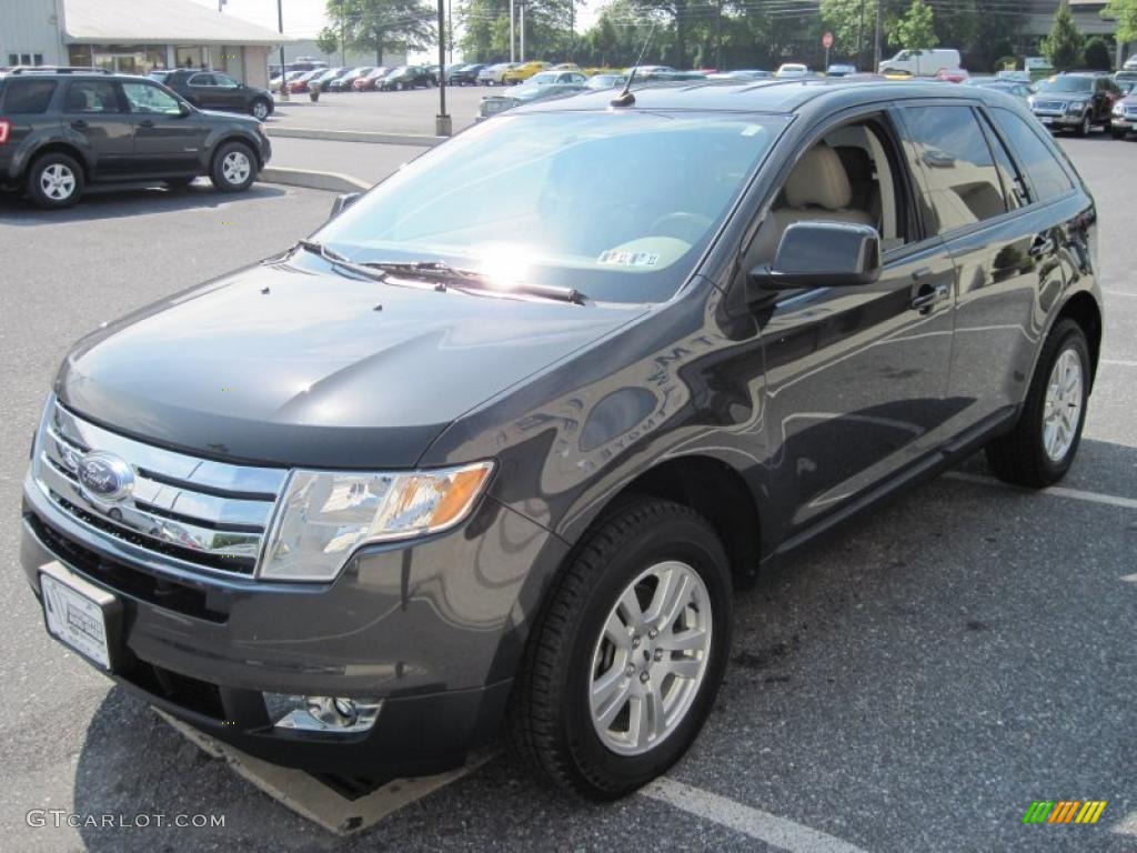 2007 Edge SEL AWD - Carbon Metallic / Medium Light Stone photo #3