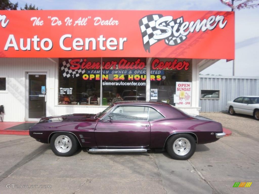 1969 Firebird Coupe - Royal Purple Metallic / Black photo #1
