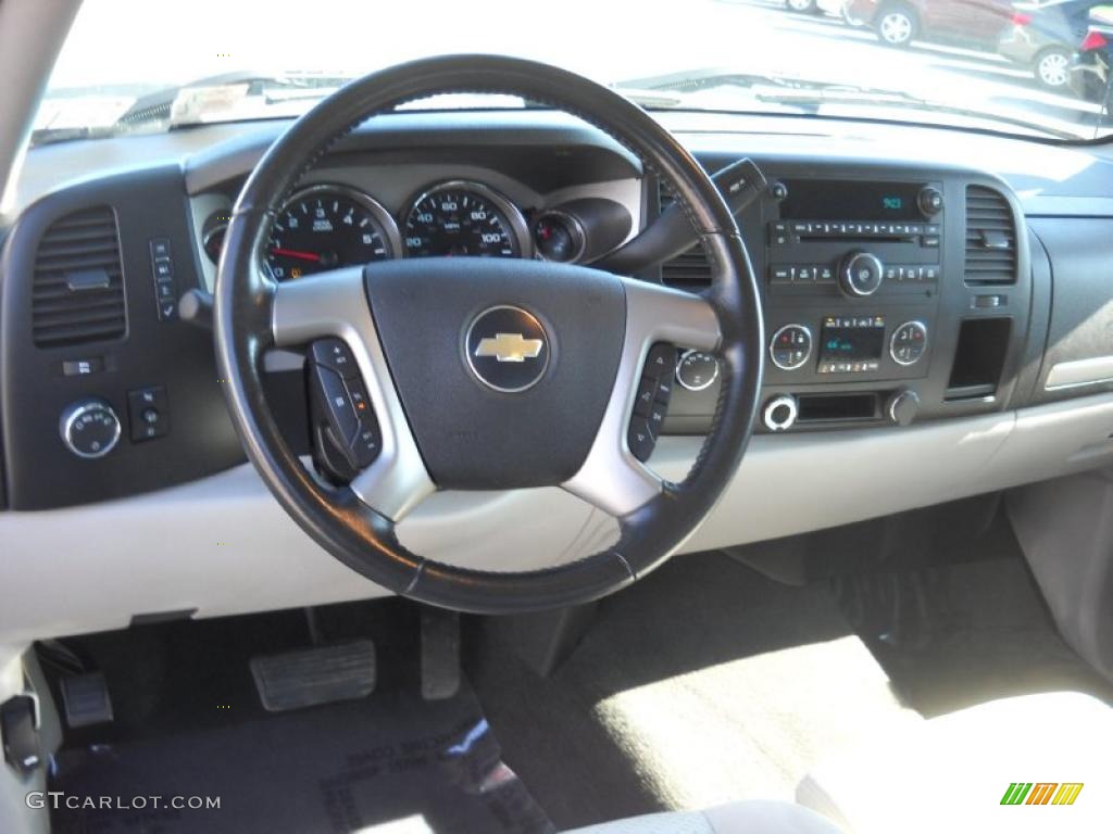 2007 Silverado 1500 LT Extended Cab 4x4 - Graystone Metallic / Light Titanium/Ebony Black photo #11