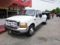 1999 Oxford White Ford F350 Super Duty XLT SuperCab Dually  photo #39