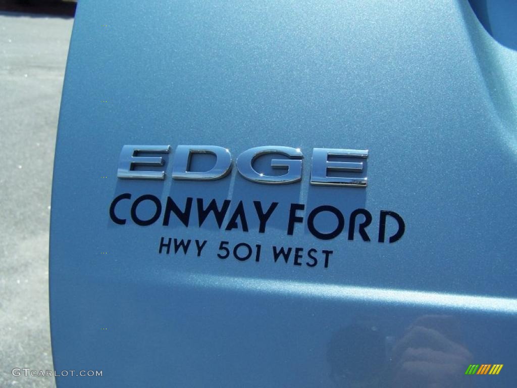 2008 Edge SE - Light Ice Blue Metallic / Charcoal photo #12