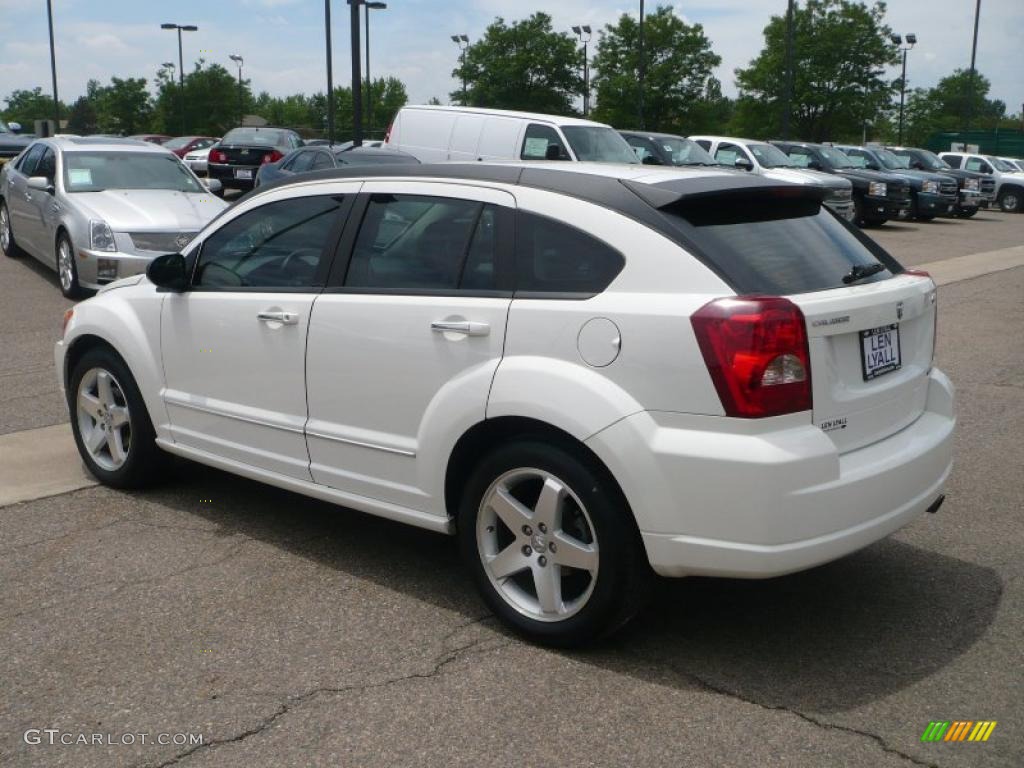 2007 Caliber R/T AWD - Stone White / Pastel Slate Gray photo #4