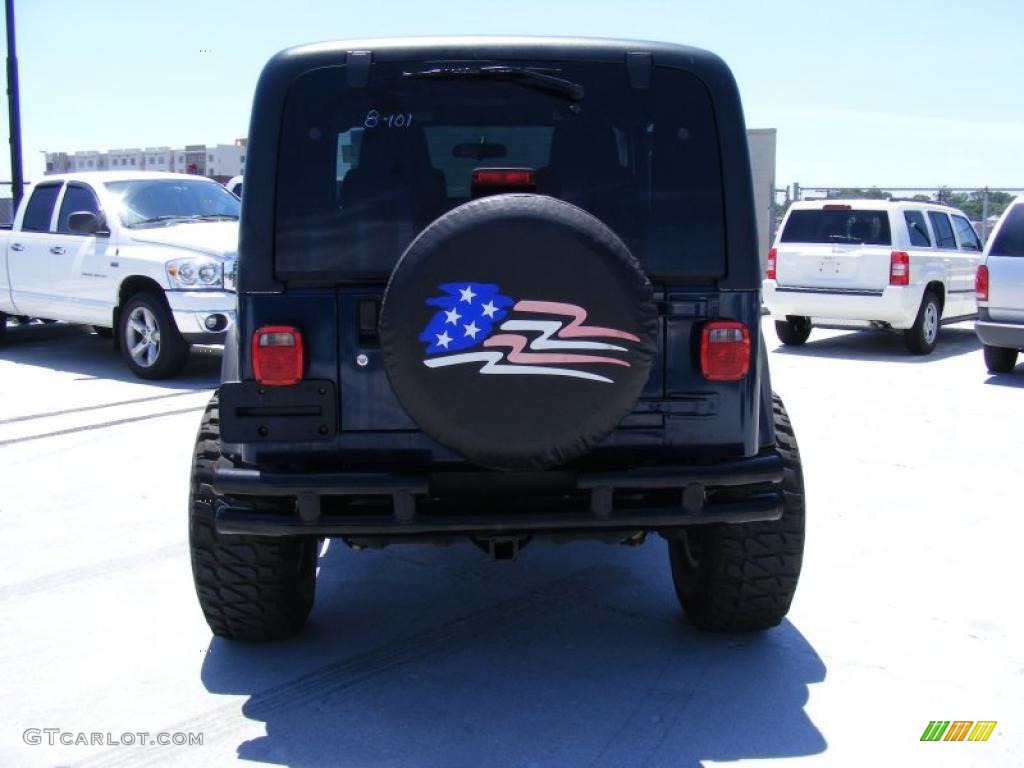 2004 Wrangler X 4x4 - Patriot Blue Pearl / Dark Slate Gray photo #6