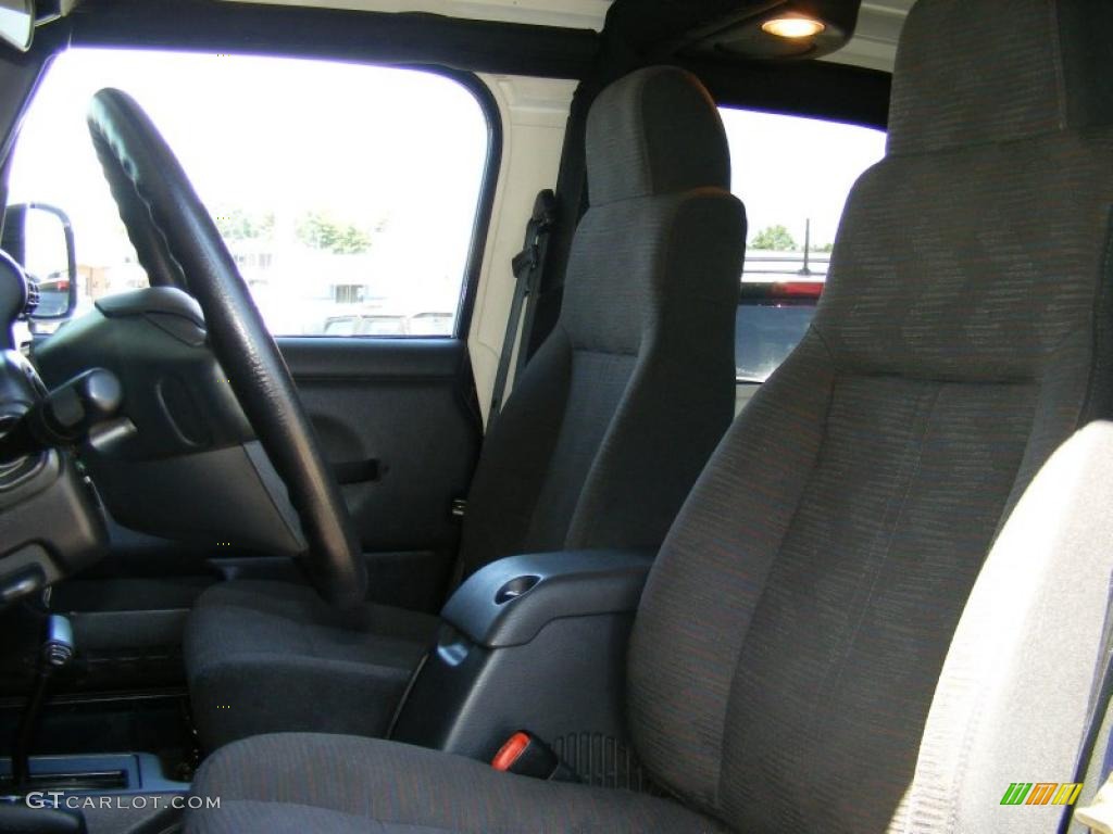 2004 Wrangler X 4x4 - Patriot Blue Pearl / Dark Slate Gray photo #13