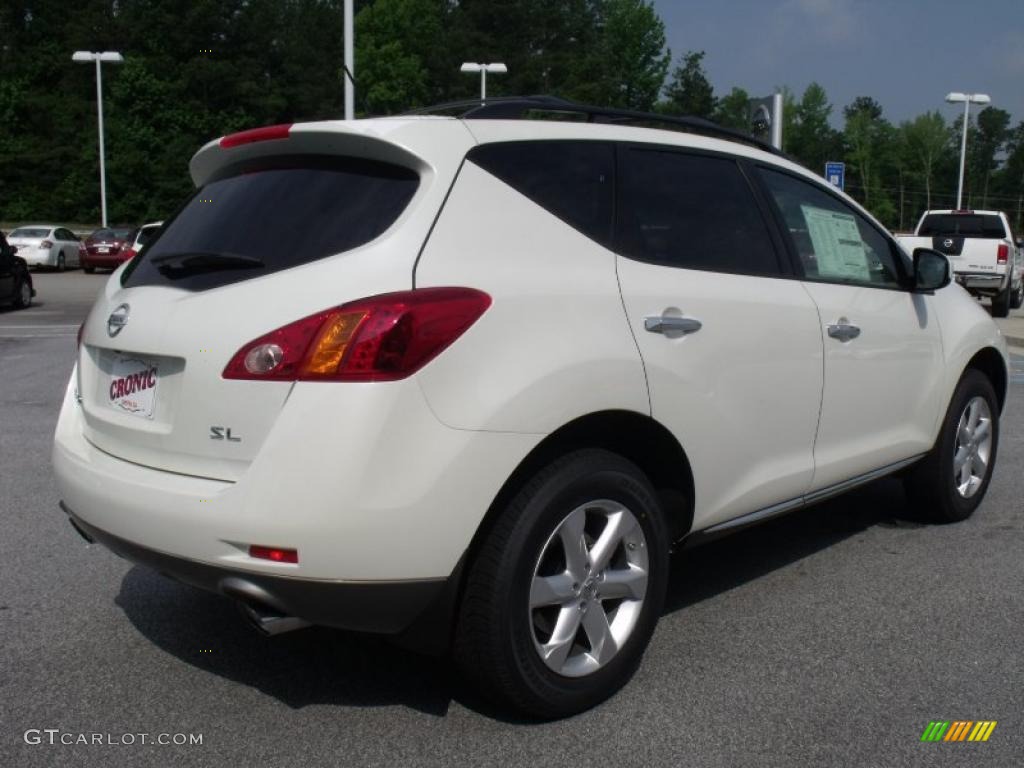 2010 Murano SL - Glacier White Pearl / Beige photo #5