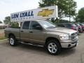 2007 Light Khaki Metallic Dodge Ram 1500 Big Horn Edition Quad Cab 4x4  photo #1