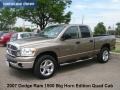 2007 Light Khaki Metallic Dodge Ram 1500 Big Horn Edition Quad Cab 4x4  photo #2