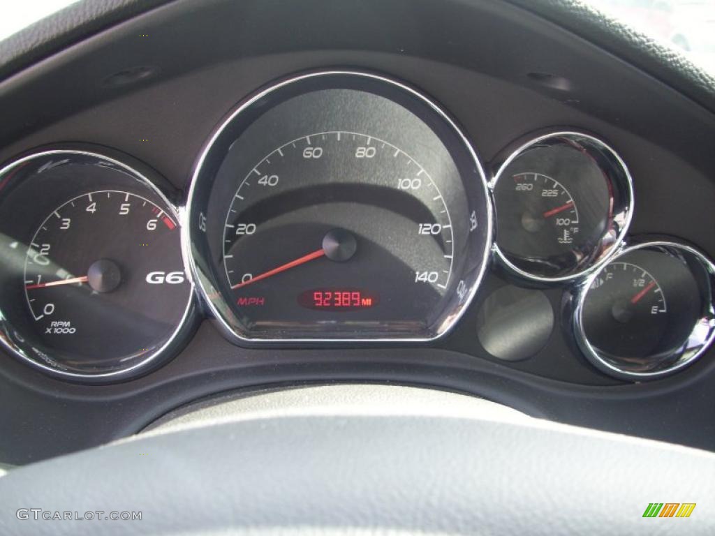 2006 G6 GT Sedan - Electric Blue Metallic / Ebony photo #8