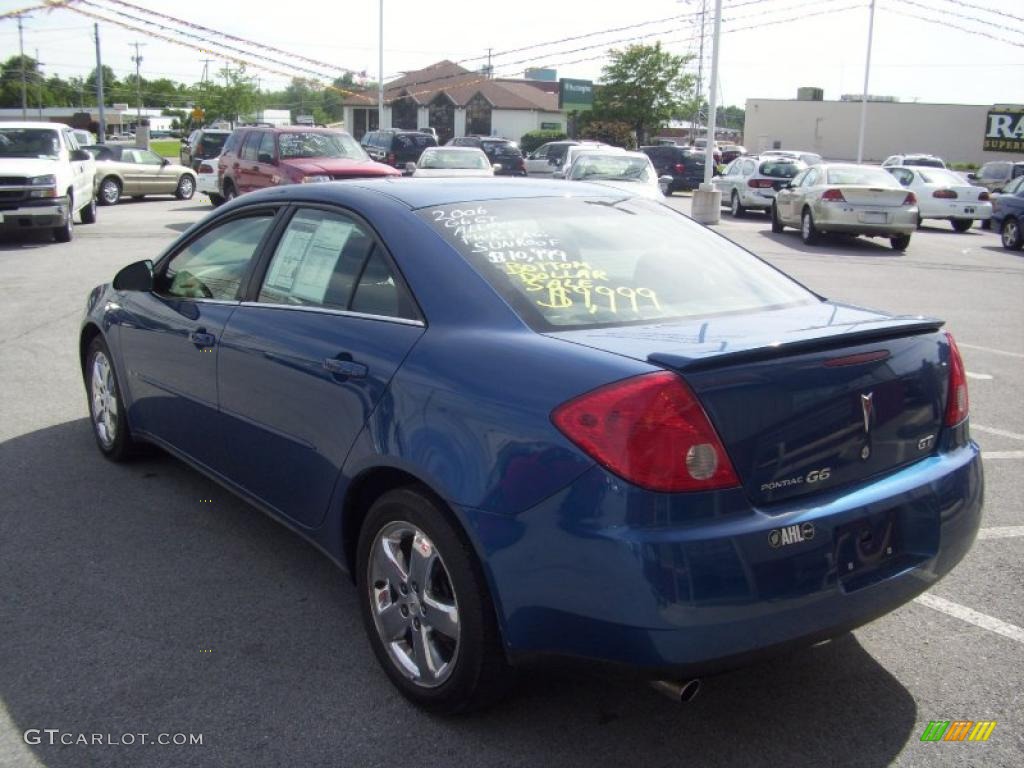 2006 G6 GT Sedan - Electric Blue Metallic / Ebony photo #15