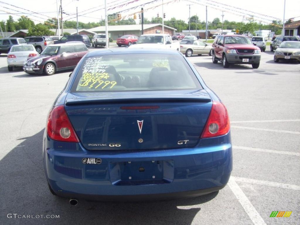 2006 G6 GT Sedan - Electric Blue Metallic / Ebony photo #16