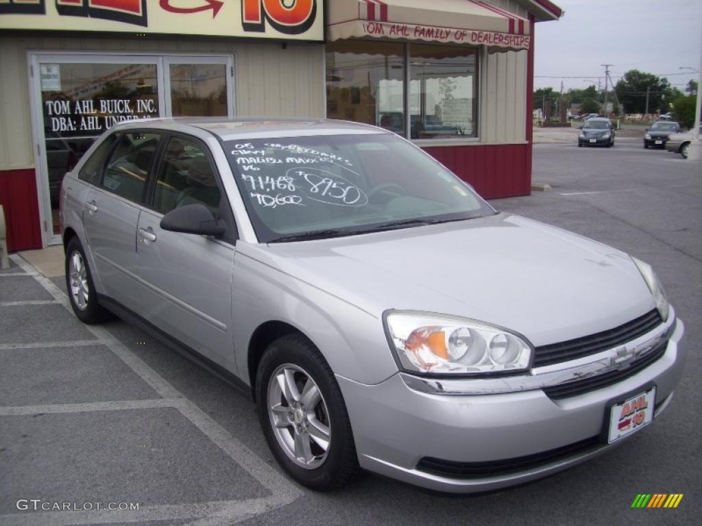 2005 Malibu Maxx LS Wagon - Galaxy Silver Metallic / Gray photo #15