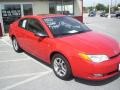 2003 Red Saturn ION 3 Quad Coupe  photo #13