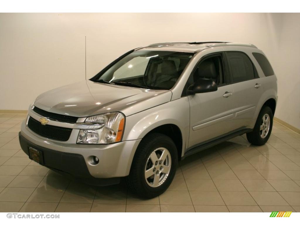 2005 Equinox LT AWD - Galaxy Silver Metallic / Light Gray photo #3