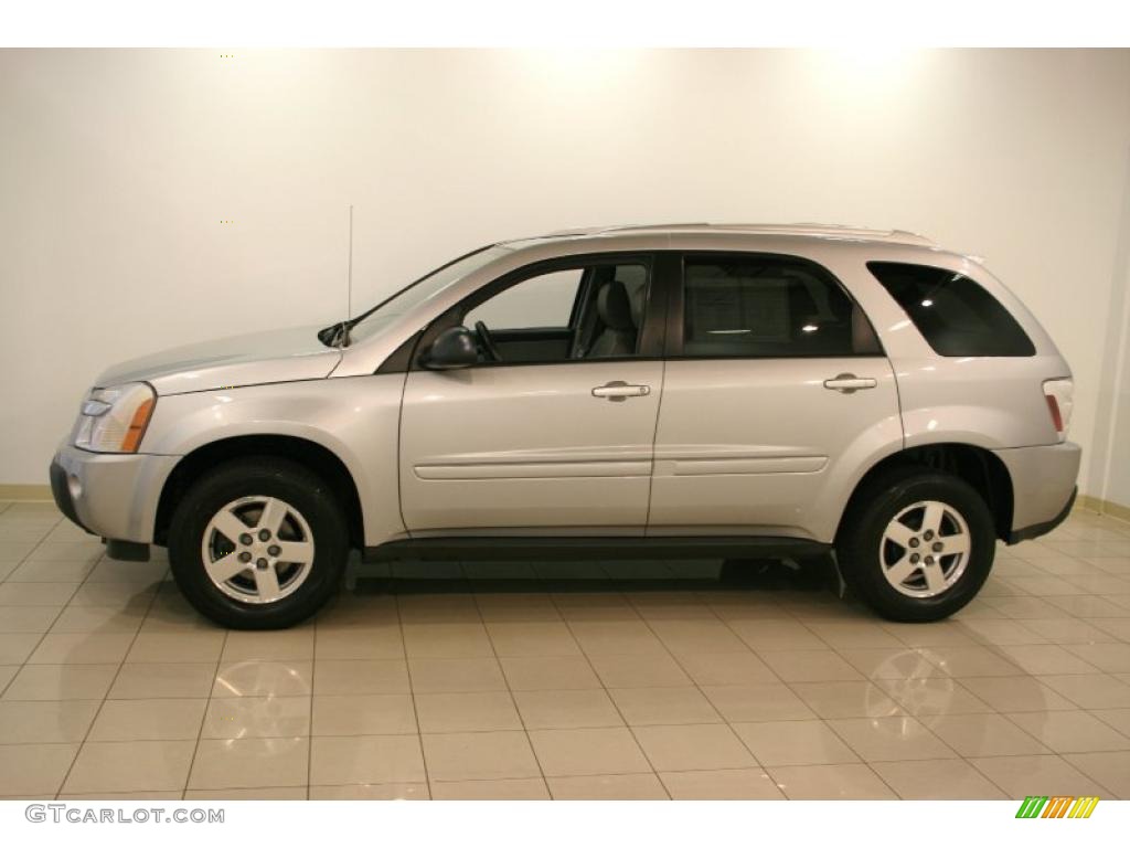 2005 Equinox LT AWD - Galaxy Silver Metallic / Light Gray photo #4