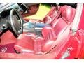 Ruby Red Front Seat Photo for 1993 Chevrolet Corvette #31291259