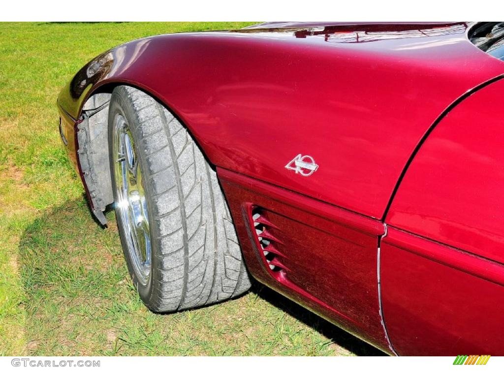 1993 Corvette 40th Anniversary Coupe - Ruby Red Metallic / Ruby Red photo #30