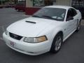 2000 Crystal White Ford Mustang GT Coupe  photo #2