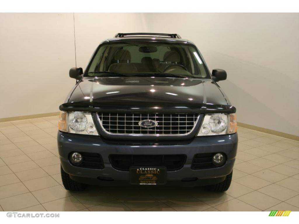 2004 Explorer XLT 4x4 - Medium Wedgewood Blue Metallic / Medium Parchment photo #2