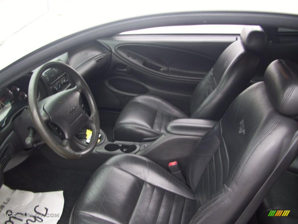 2000 Mustang GT Coupe - Crystal White / Dark Charcoal photo #8