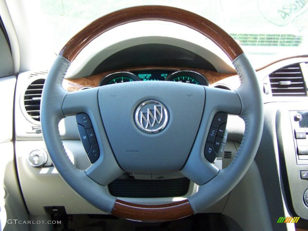 2010 Enclave CXL AWD - Quicksilver Metallic / Titanium/Dark Titanium photo #21