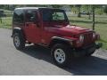 2005 Flame Red Jeep Wrangler Sport 4x4 Right Hand Drive  photo #2