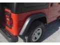 2005 Flame Red Jeep Wrangler Sport 4x4 Right Hand Drive  photo #5