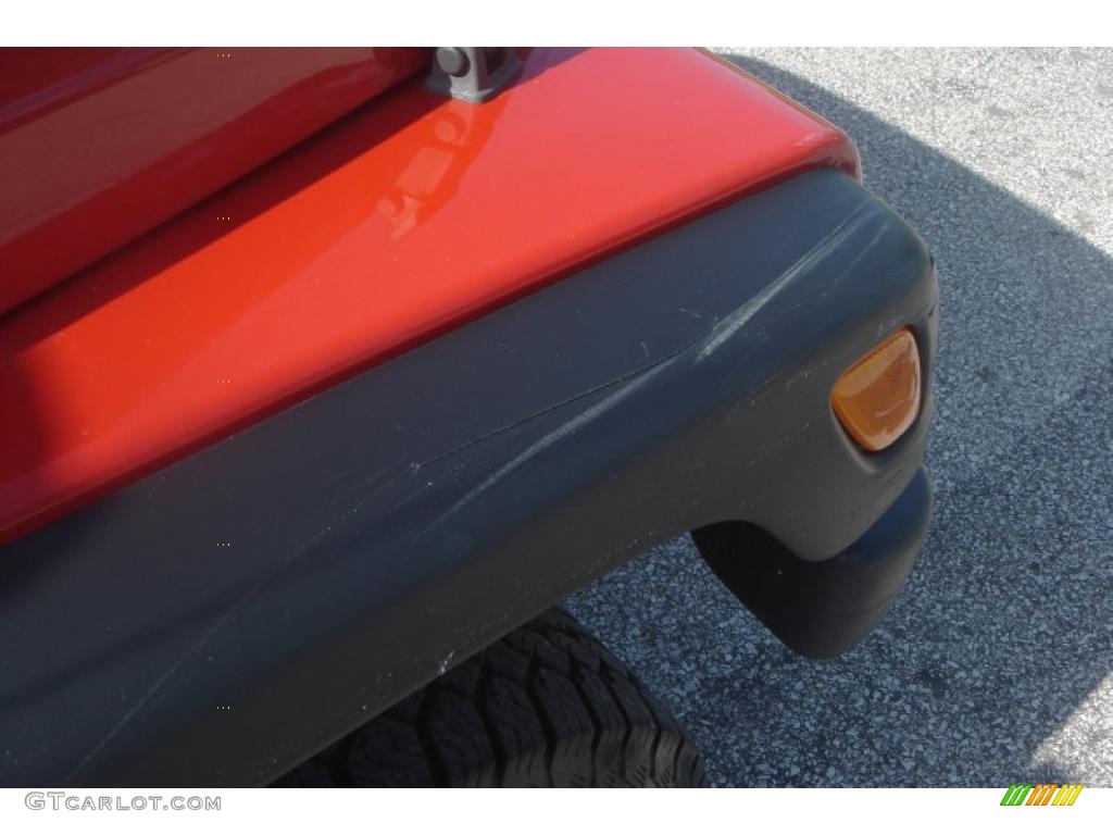 2005 Wrangler Sport 4x4 Right Hand Drive - Flame Red / Dark Slate Gray photo #8