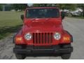 2005 Flame Red Jeep Wrangler Sport 4x4 Right Hand Drive  photo #14
