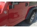 2005 Flame Red Jeep Wrangler Sport 4x4 Right Hand Drive  photo #16