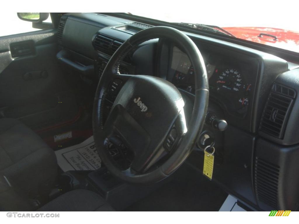 2005 Wrangler Sport 4x4 Right Hand Drive - Flame Red / Dark Slate Gray photo #22