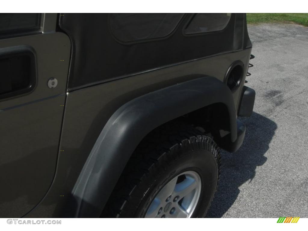 2004 Wrangler X 4x4 - Light Khaki Metallic / Dark Slate Gray photo #19