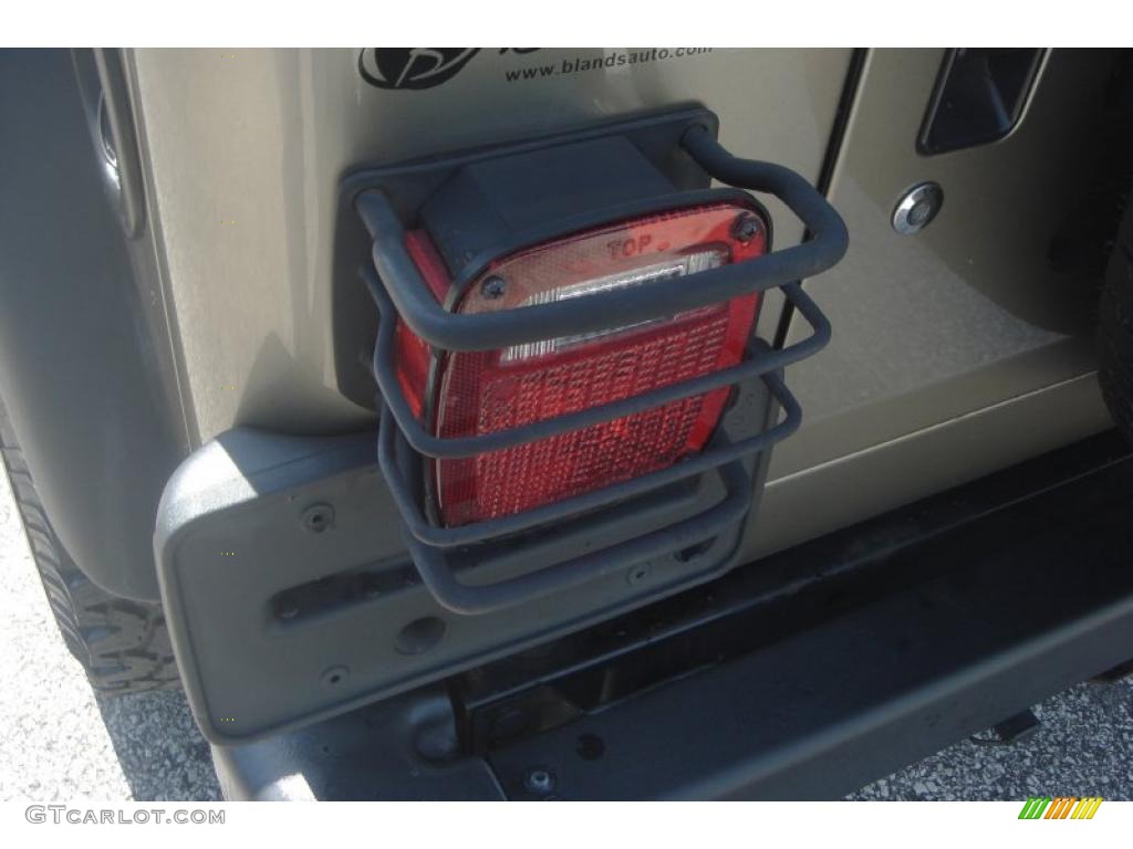 2004 Wrangler X 4x4 - Light Khaki Metallic / Dark Slate Gray photo #22