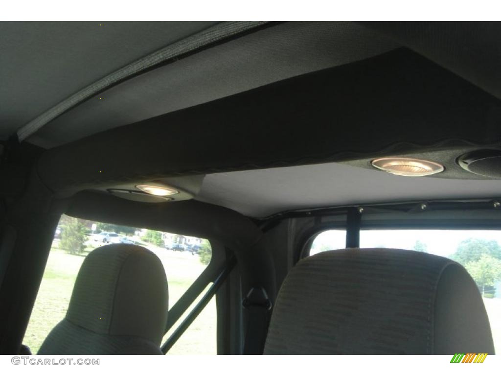 2004 Wrangler X 4x4 - Light Khaki Metallic / Dark Slate Gray photo #37