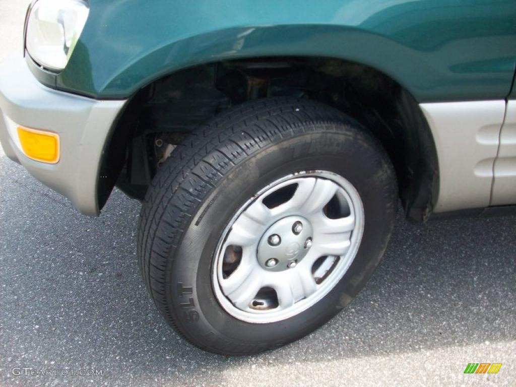 2000 RAV4 4WD - Deep Jewel Green / Gray photo #12