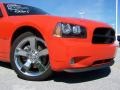2008 HEMI Orange Pearl Dodge Charger R/T Daytona  photo #3