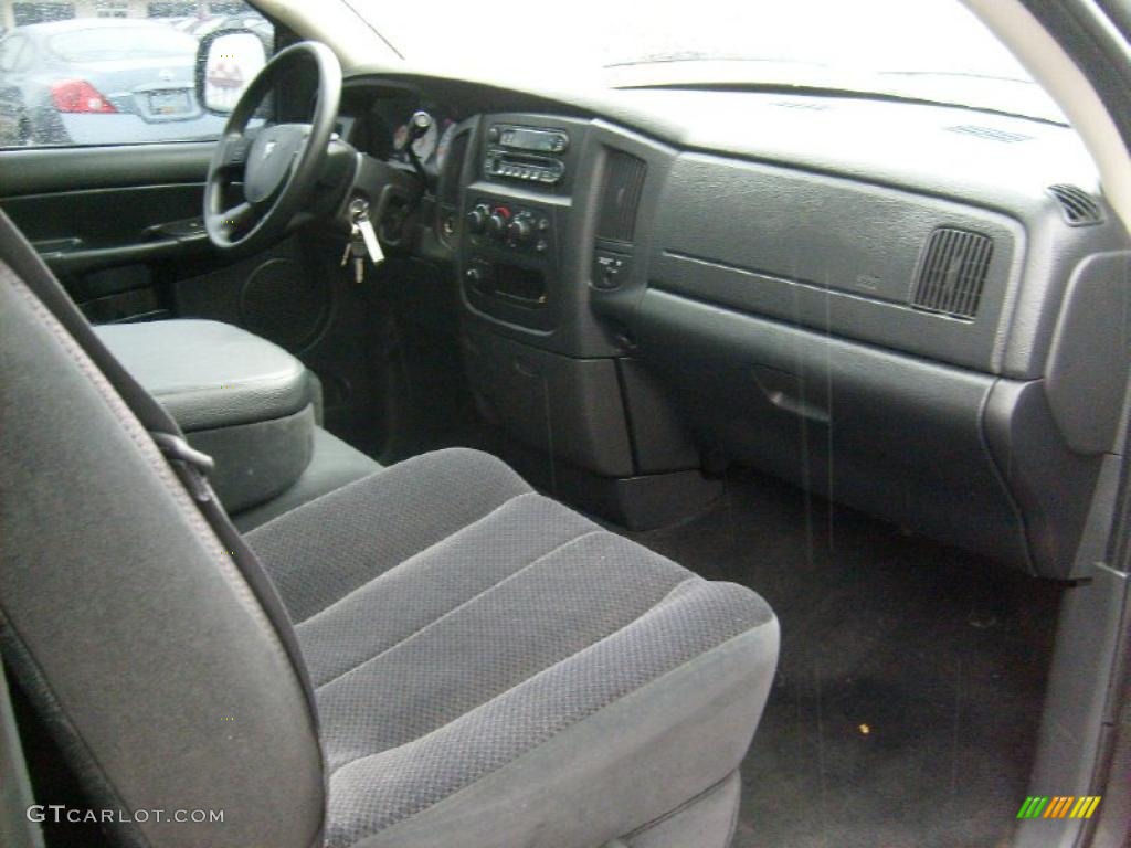 2004 Ram 1500 SLT Regular Cab 4x4 - Graphite Metallic / Dark Slate Gray photo #6