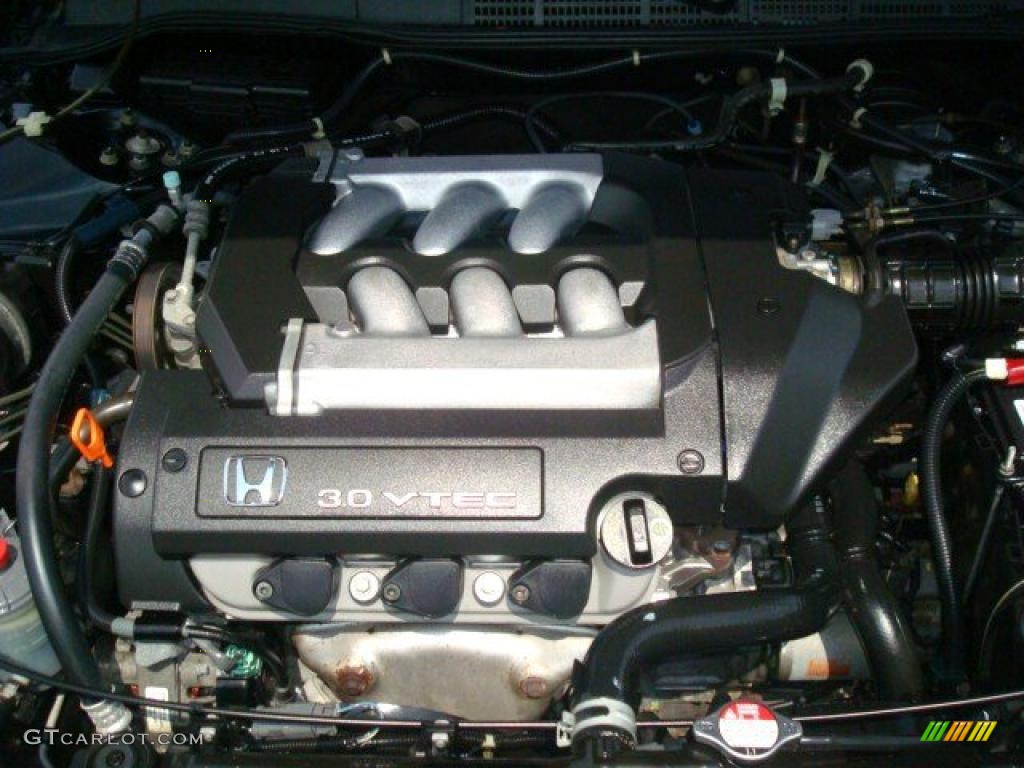 2002 Accord EX V6 Sedan - Nighthawk Black Pearl / Quartz Gray photo #22