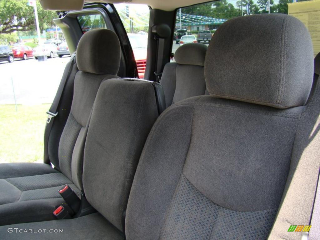 2005 Silverado 1500 LS Extended Cab 4x4 - Black / Dark Charcoal photo #11