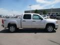 2010 Pure Silver Metallic GMC Sierra 1500 SLE Crew Cab 4x4  photo #3