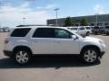 2010 Summit White GMC Acadia SLT AWD  photo #3