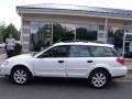 2007 Satin White Pearl Subaru Outback 2.5i Wagon  photo #3