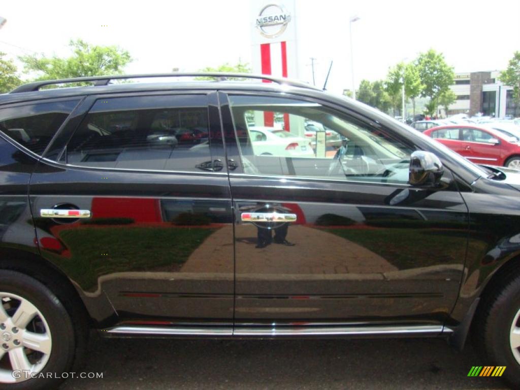 2007 Murano SL AWD - Super Black / Charcoal photo #20