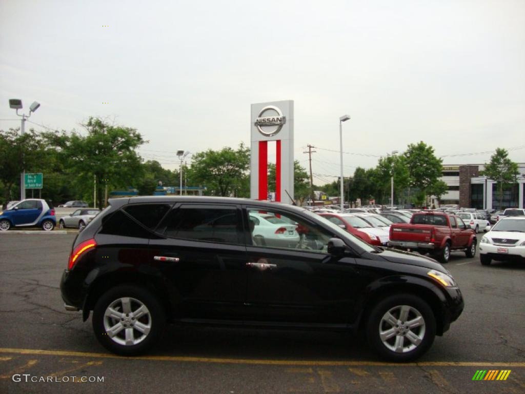 2007 Murano S AWD - Super Black / Cafe Latte photo #10