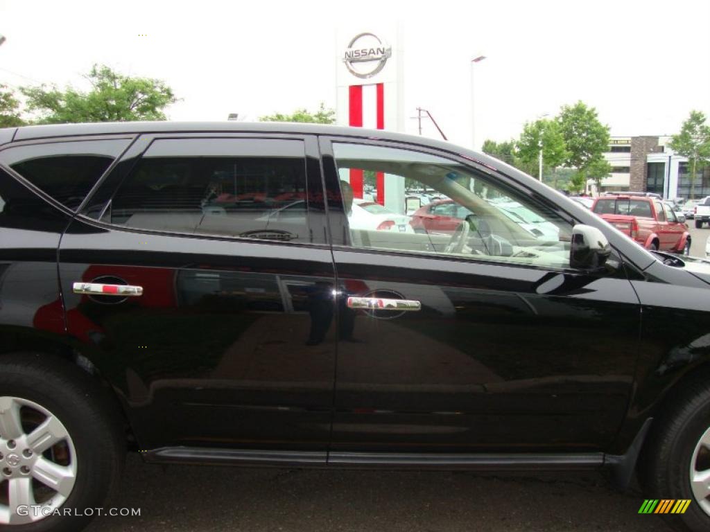 2007 Murano S AWD - Super Black / Cafe Latte photo #19